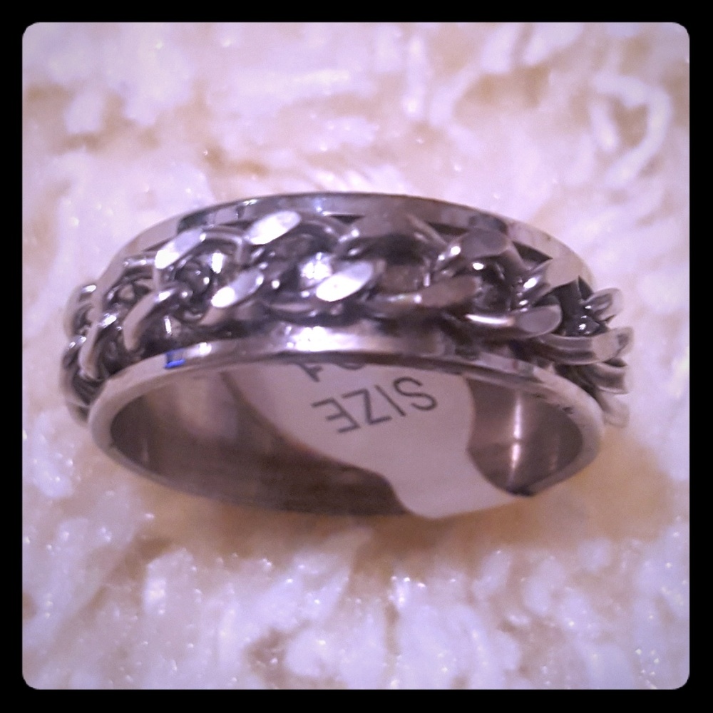 Unisex Stainless Steel Ring